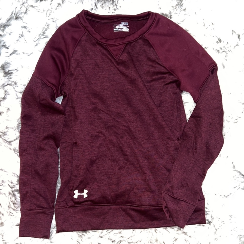 Maroon burgundy under armour  Sweatshirt